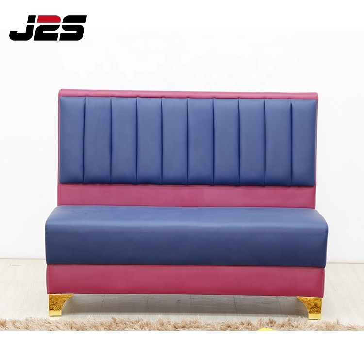 High Quality Fashion PU Leather Restaurant Sofa Modern cafe furniture Commercial Restaurant booth seating