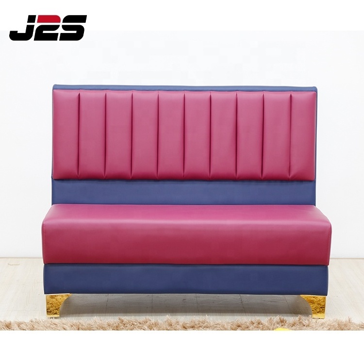 High Quality Fashion PU Leather Restaurant Sofa Modern cafe furniture Commercial Restaurant booth seating