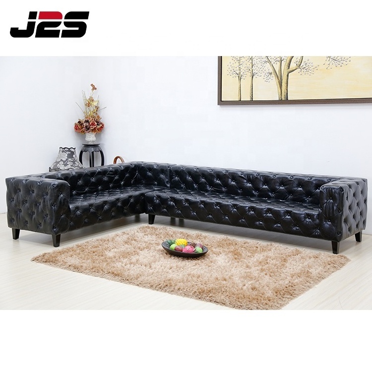 L shape night club bar chesterfield sofa counter furniture modern event booth seating sofa