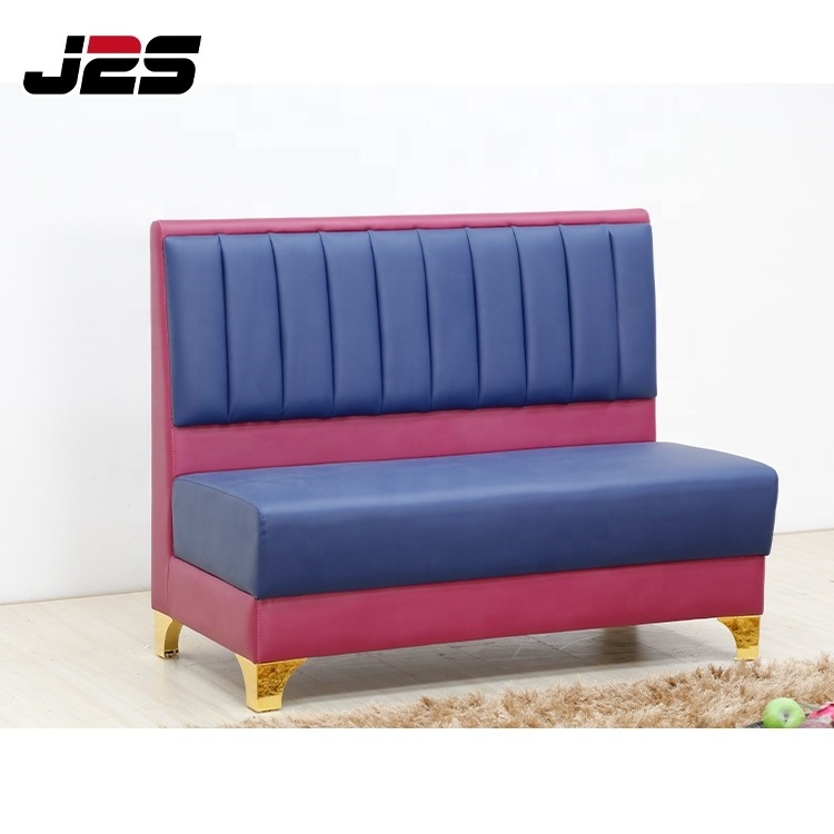 High Quality Fashion PU Leather Restaurant Sofa Modern cafe furniture Commercial Restaurant booth seating