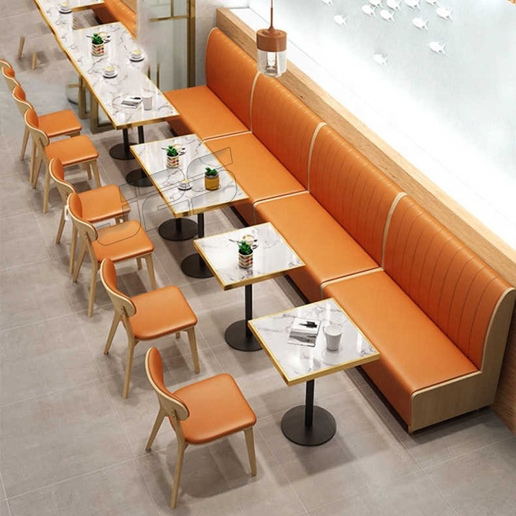 Hot sale leather booth seating high back booth sofa  Restaurant booth sofas