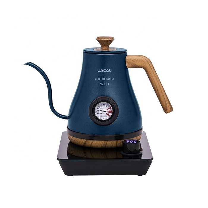 1.0l digital pour over electric gooseneck coffee tea kettle with temperature control