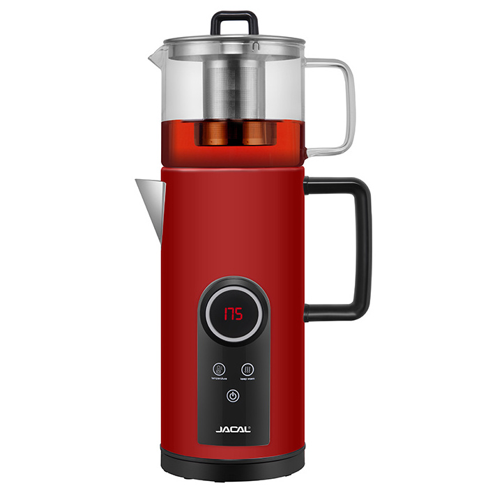 Turkish dual kettle tea kettle with thermometer digital display