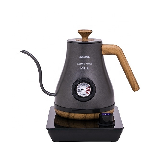 1.0l digital pour over electric gooseneck coffee tea kettle with temperature control