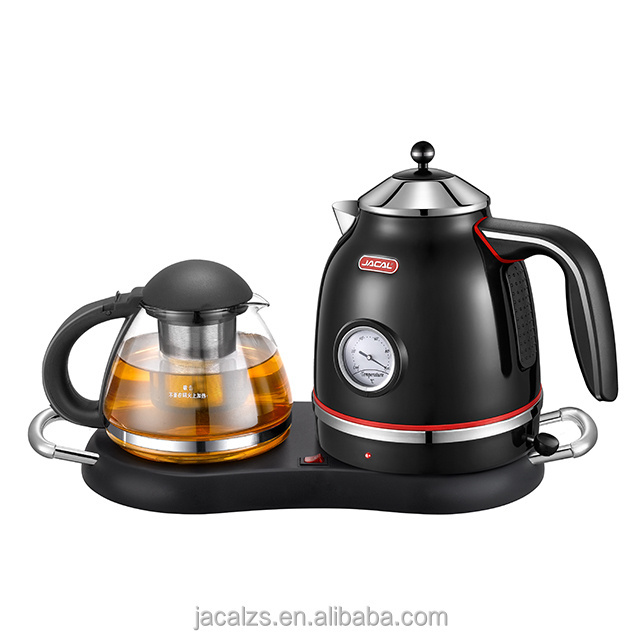 Stainless Steel Electric Coffee Tea Maker/ 2 in 1 coffee Tea  Electric Kettles home appliances