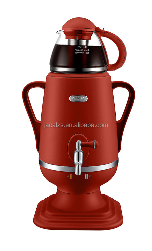 3.2L electric Plastic turkish samovar tea maker set