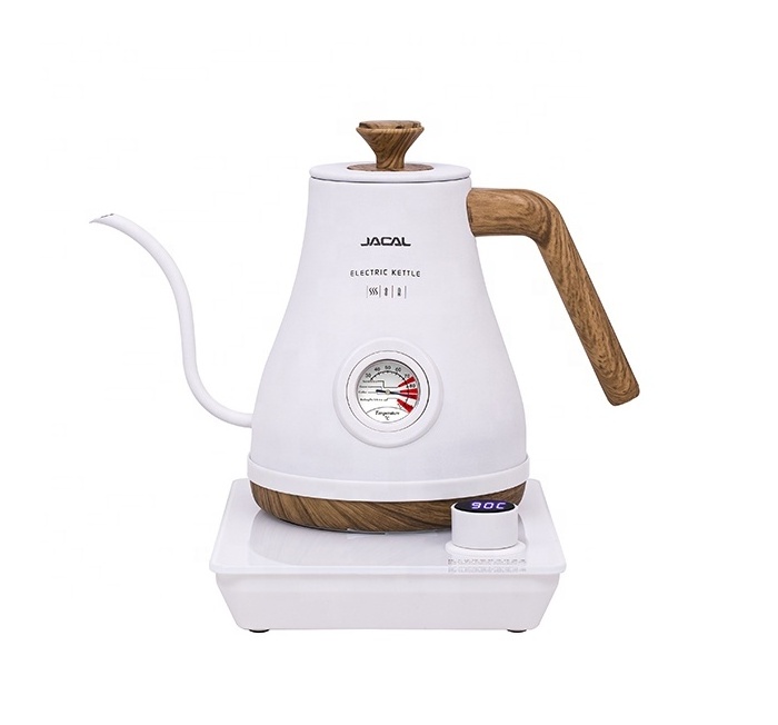 1.0l digital pour over electric gooseneck coffee tea kettle with temperature control