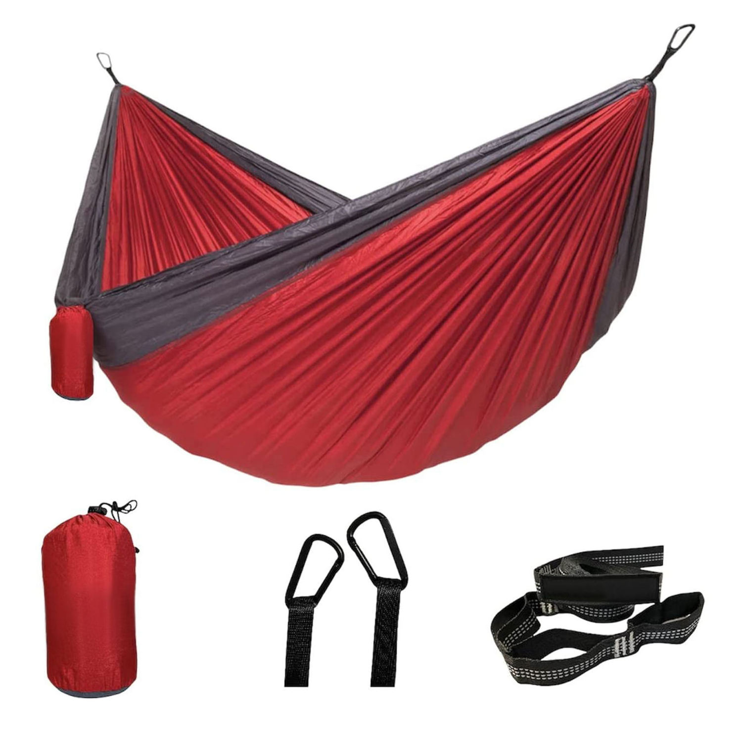 Outdoor Nylon Portable Tree Strap Hiking Hanging Belt Hammock for Camping