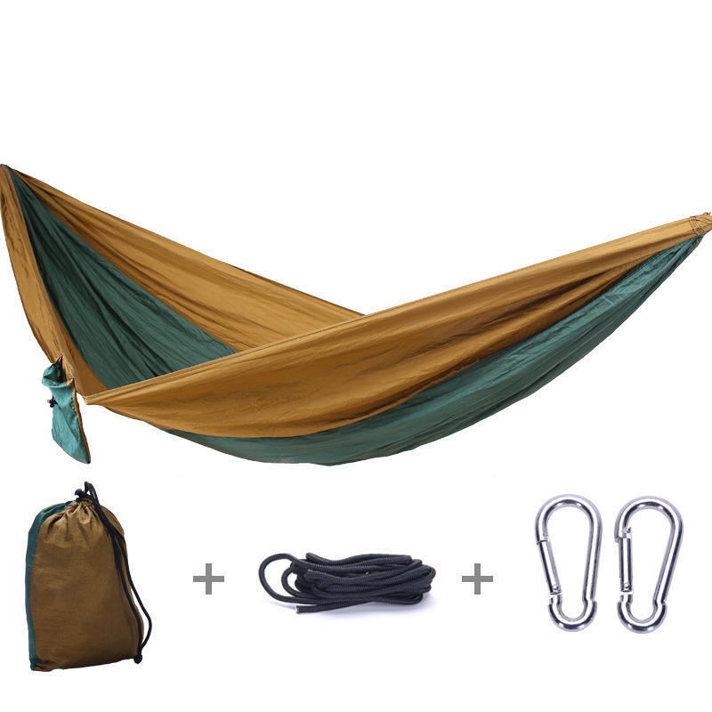 Portable Outdoors Backpacking Survival or Travel Single & Double  Hammock for Outdoor Camping