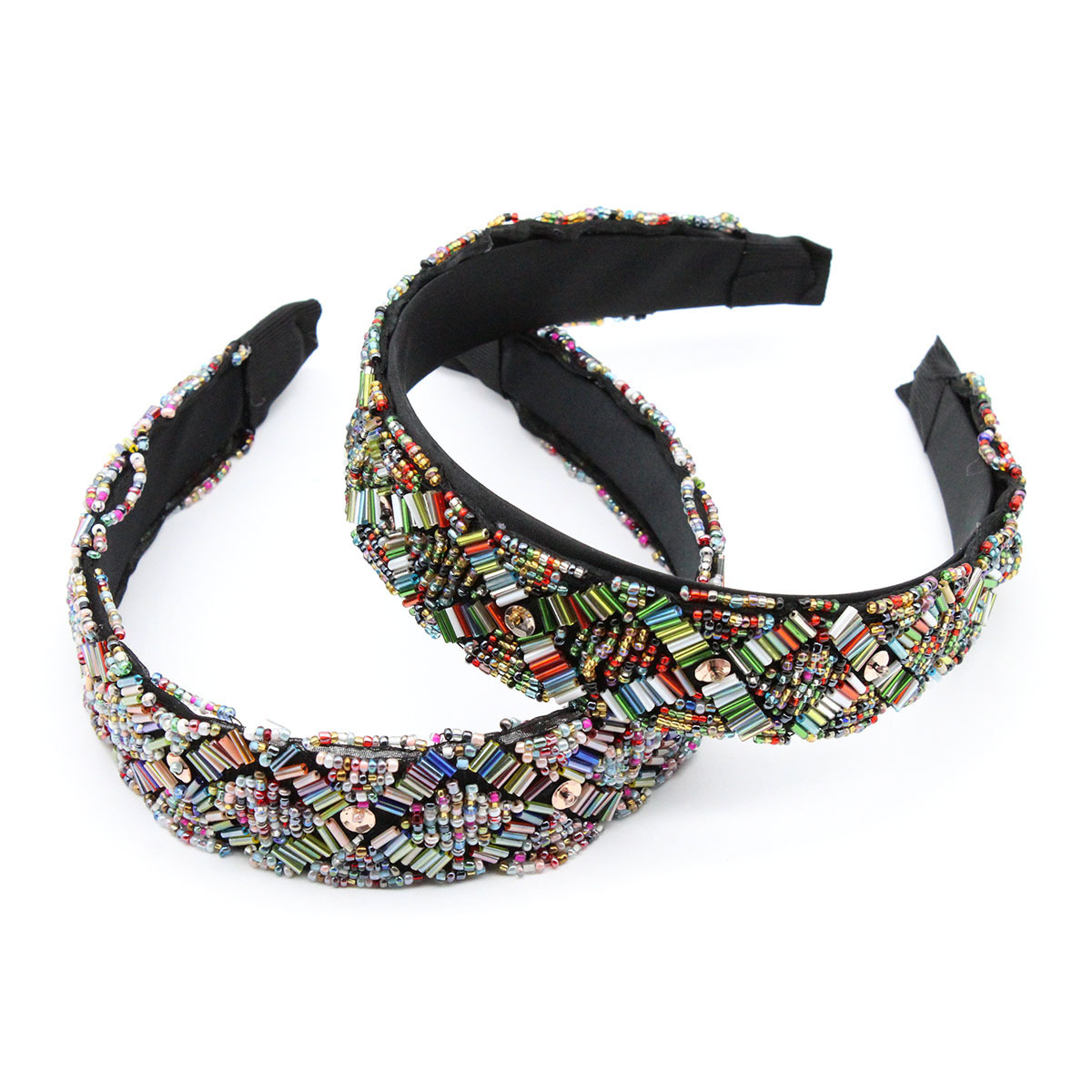 Jachon fashion Bohemia Style Rhinestone Headband Fashion Exquisite Headband Hair Accessories women girls fine jewelry headband