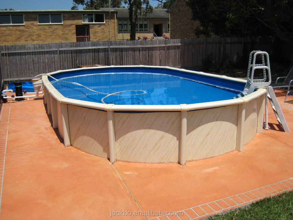 Durable above/partial/complete in ground pool galvanized steel swimming pool for hot sale