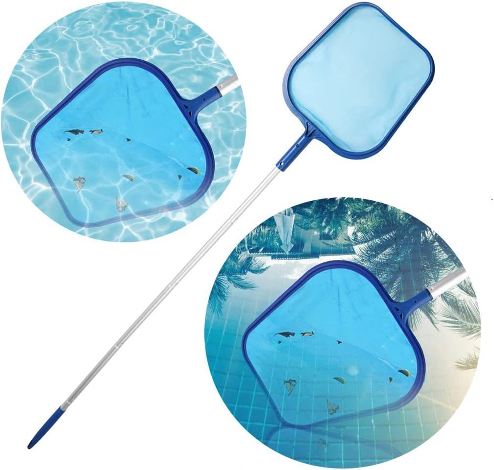 China supply swimming pool accessories cleaning products standard pool skimmer leaf rake