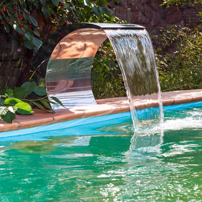 Spa Swimming Pool Fountains stainless steel swimming pool waterfall