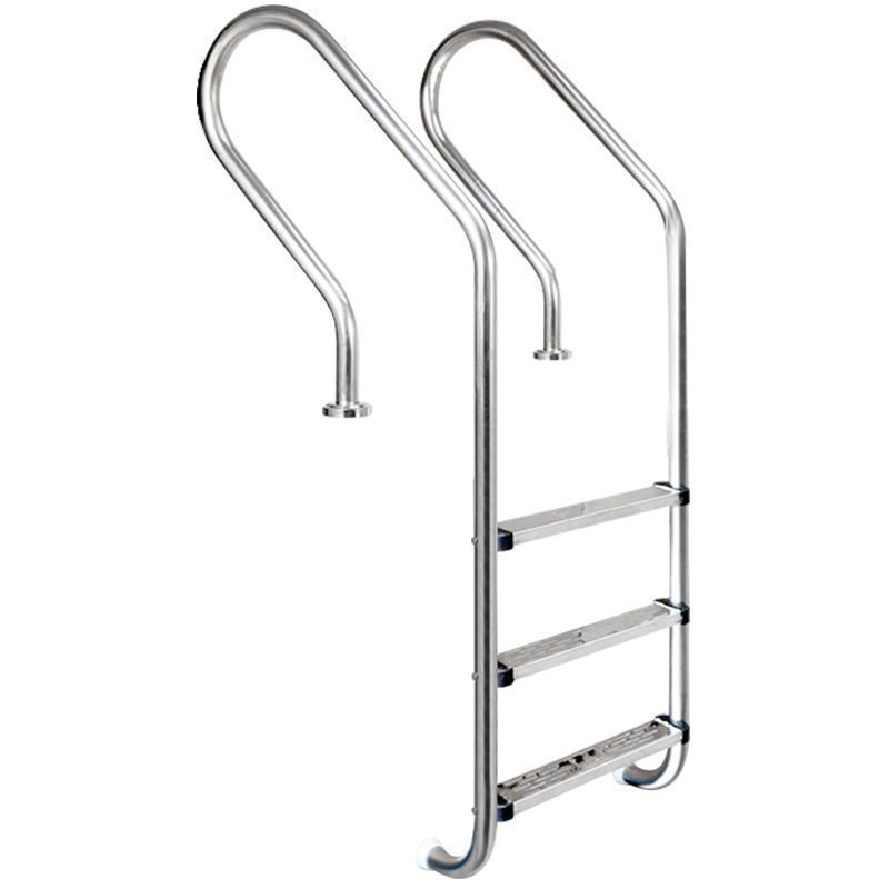 Above Ground Premium Stainless Steel 3 Step Removable Swimming Accessories Pool Stairs Ladder Handrails