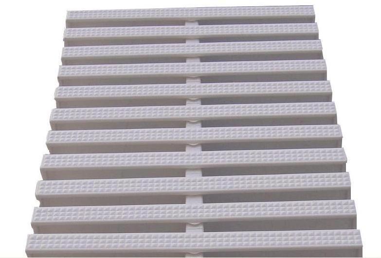 plastic swimming pool overflow Factory Supply Pool Grating PVC Gutter Drain pvc overflow  grating