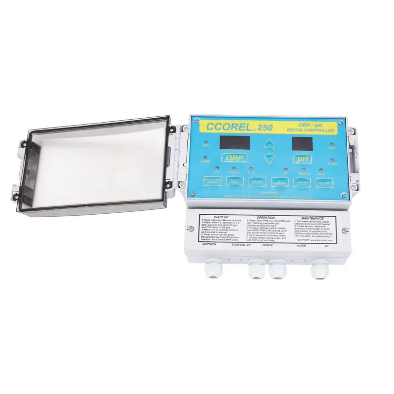 Swimming Pool Automatic Water Quality Monitor Measurement PH / ORP Sensor Analyzer Control System