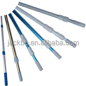 swimming pool accessories Aluminum extension telescopic pole/swimming pool cleaning leaf rake