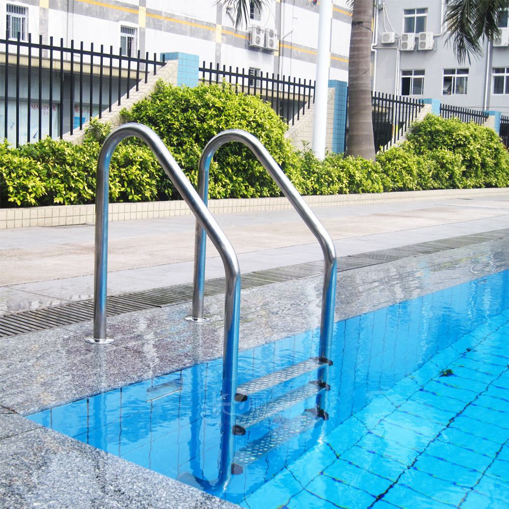 wholesale Swimming Pool 304 Stainless Steel Ladder Above Ground Pool Steps