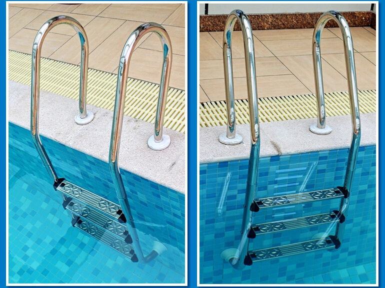 wholesale Swimming Pool 304 Stainless Steel Ladder Above Ground Pool Steps