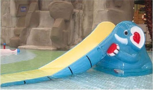 High Quality Fiberglass Water Park Plastic Elephant Slide For Sale