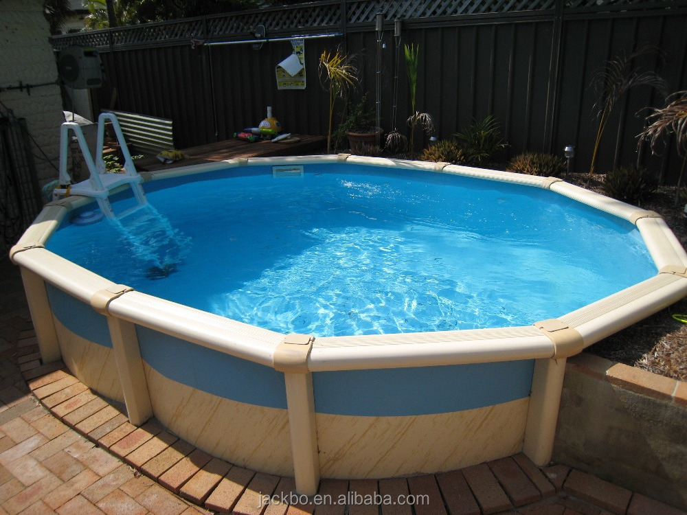 Durable above/partial/complete in ground pool galvanized steel swimming pool for hot sale