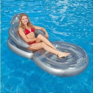 Hot sale Inflatable Floating Lounger Swimming Pool Float Lounge Floater Raft Chair