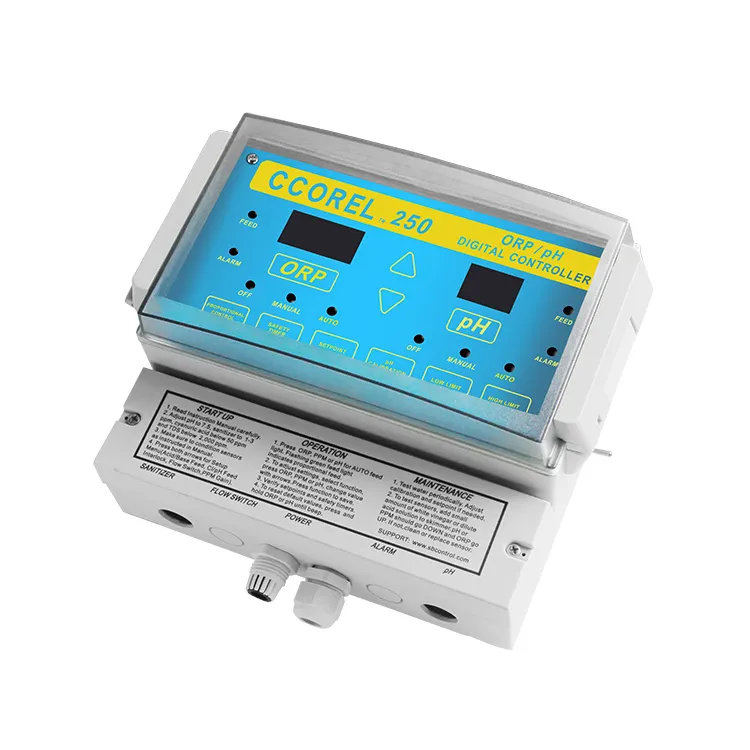 Swimming Pool Automatic Water Quality Monitor Measurement PH / ORP Sensor Analyzer Control System