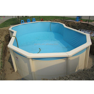 Durable above/partial/complete in ground pool galvanized steel swimming pool for hot sale