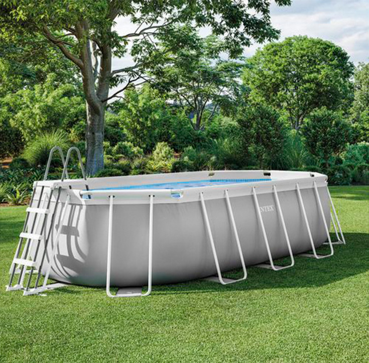 High Quality Summer Deep Metal Frame INTEX Inflatable Swimming Pool