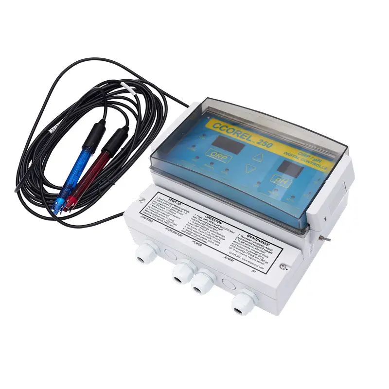 Swimming Pool Automatic Water Quality Monitor Measurement PH / ORP Sensor Analyzer Control System