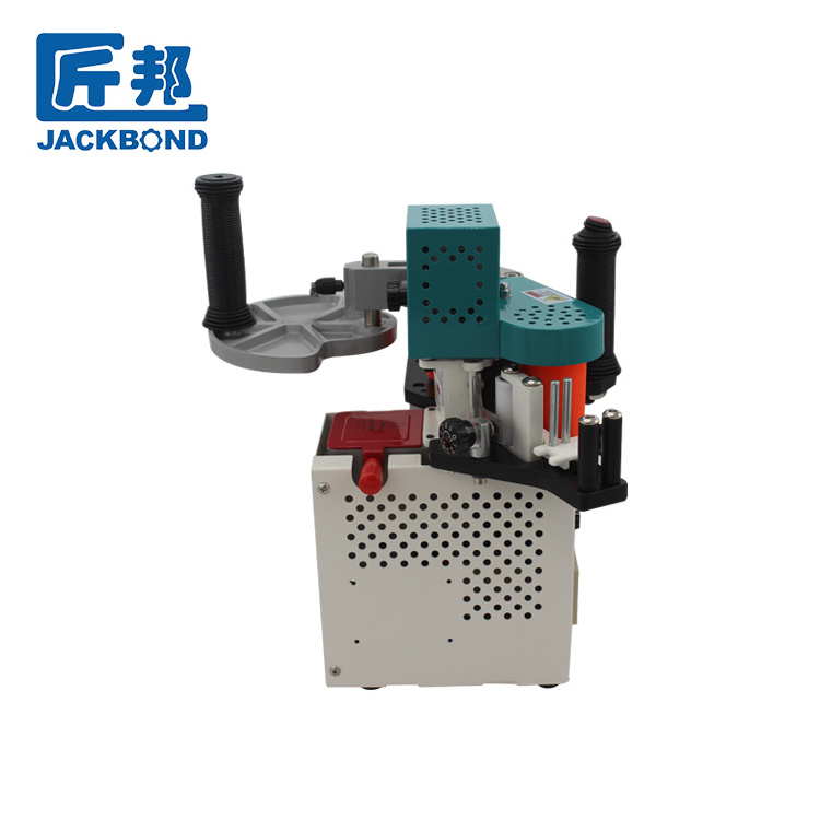 Mini multifunctional adjustable speed plywood carpenter curve edge banding machine