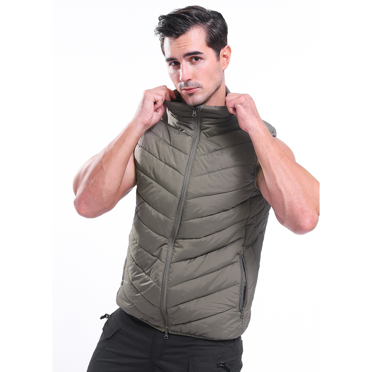 LAYENNETactical Outdoor Camouflage Thermal Vest Multi-pocket Quick-drying Man Mesh Utility Outdoor Fishing Men's Vest