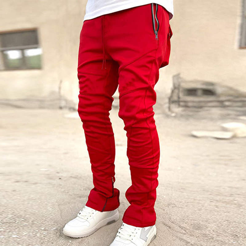 LAYENNE High Quality Custom Logo High Quality Flare Leg Jogging Trousers Joggers Flared Sweatpants Sweat Pants Men