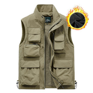 LAYENNE  Work  Utility Windproof fleece winter Outdoor Fishing Men's Vest