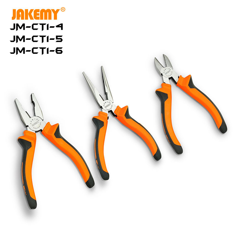 8 inches CR-V  Combination Pliers Long Nose Pliers Diagonal for Wire Cutting multi function long nose pliers