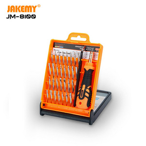 JAKEMY JM-8100 32 IN 1 High Quality Precise Screwdriver Tool Kit with Adjustable Ratchet Handle and Tweezers for Electronics