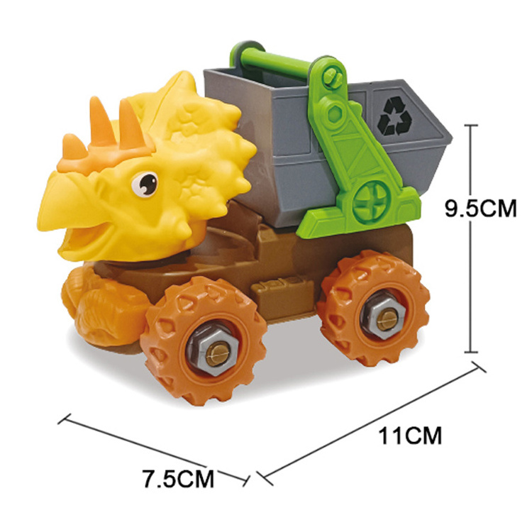 Assembling Jurassic Construction Kids Sensory Toys Autism Gifts Small Mini Bulk DIY disassemble car toys