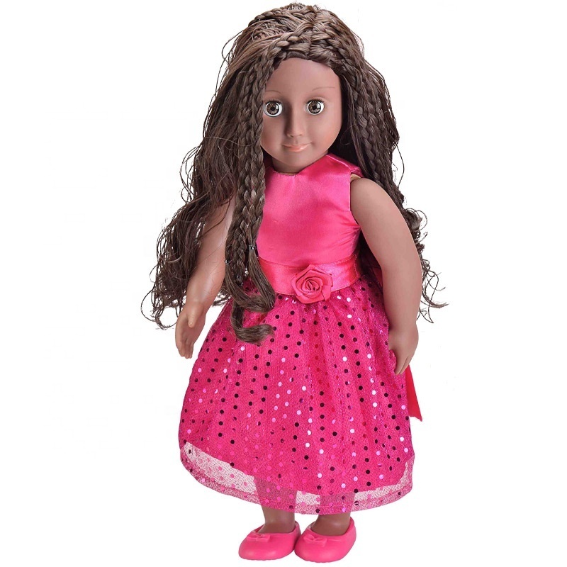 Custom black dolls african american 18 inch boy and girl toys kids toy dolls OEM/ODM