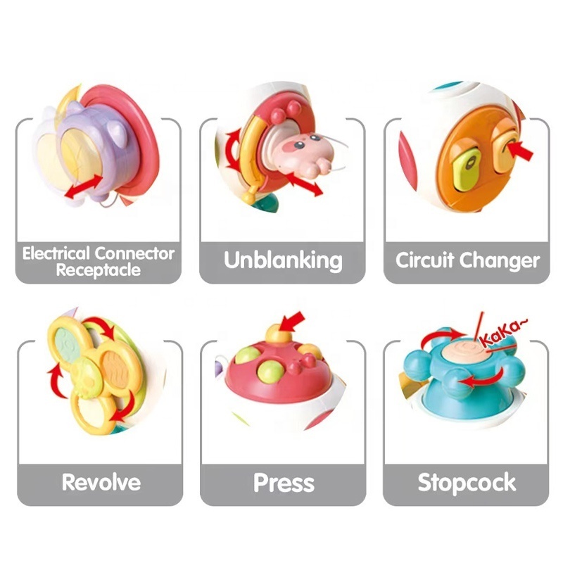 ECO Friendly ABS Multi-function Montessori Toy Ball Baby Busy Toys Other Baby Toys 2024