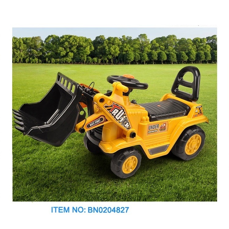 PP material baby ride on excavator ride on car toys engineering truck