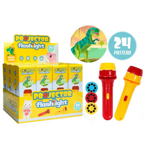 12PCS Dinosaur projection toy set 24pcs photos projector flashlight for kids toys children