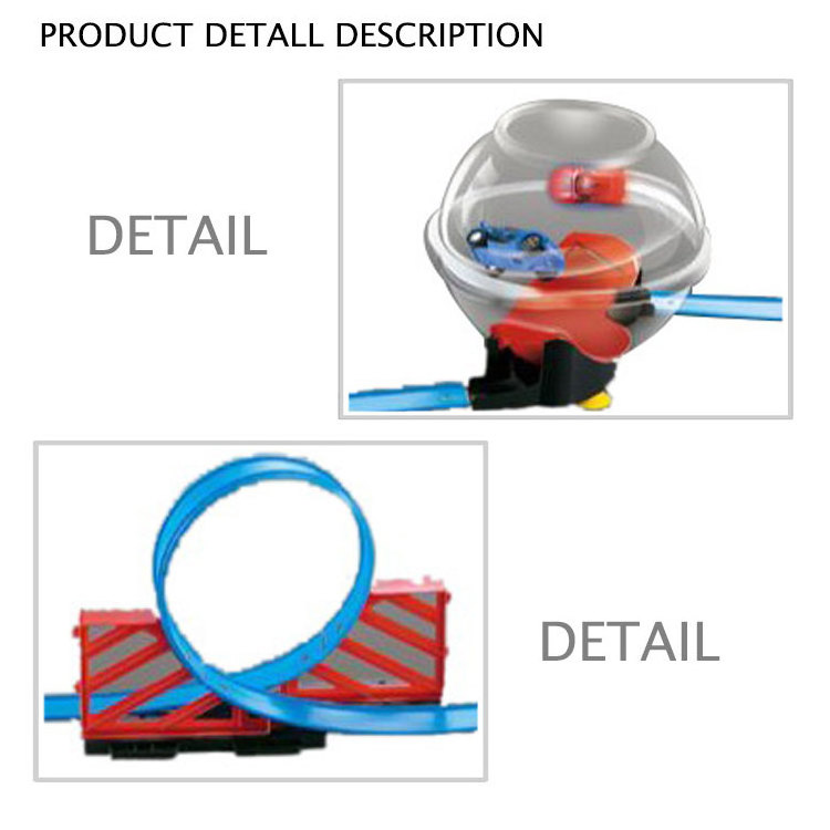 Pull Back Hot Selling Wheel Track Racing Car Play Set  Diecast Cars Slot Toy Spees Car  For Kids