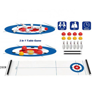 Funny Party Multiplayer Bowling Curling Table Game Bowling Toy Set Toys For Children Adults