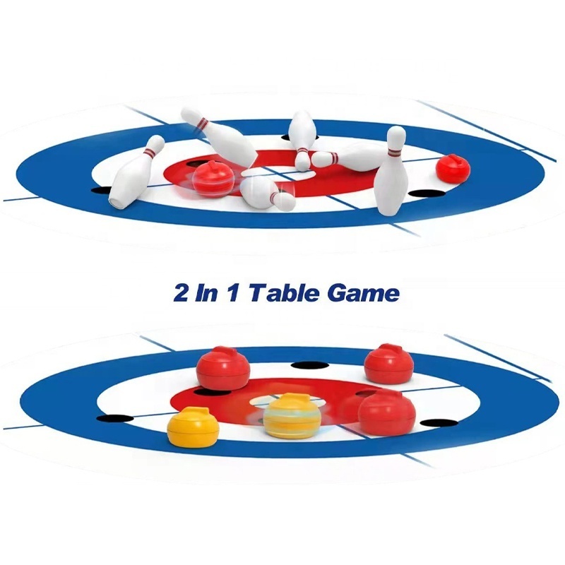 Funny Party Multiplayer Bowling Curling Table Game Bowling Toy Set Toys For Children Adults