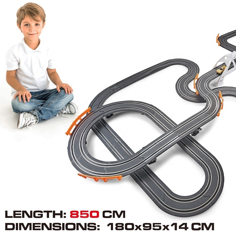 Length 850CM 1:64 car track toy high speed rc racing car track funny game home remote control racing toy