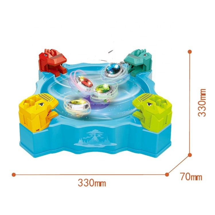 Toy hobby gyro top disk set gyro game with light for children kids toys 2023