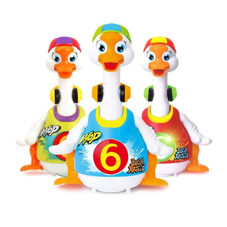 Dancing Hip Hop Goose Educational Baby Toy With Light Music