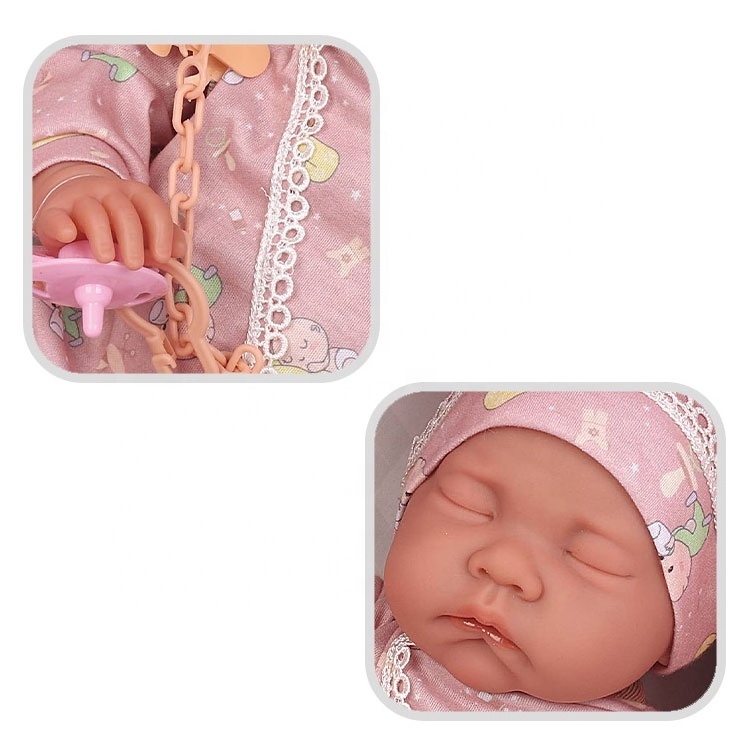 16INCH real baby dolls bebe reborn newborn, girl toy play house baby dolls that look real sleep baby doll toy