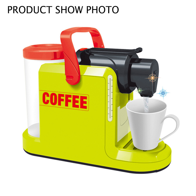 pretend play electrical toys battery operated music light water outlet coffee maker kitchen toy