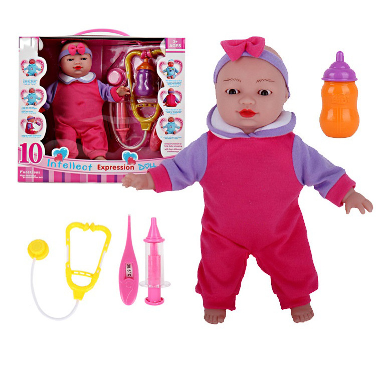 11 Inch 9 Function Electric Facial Expression Silicone Reborn Toys Dolls For Girls